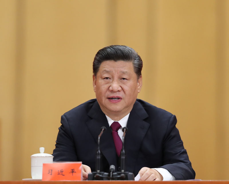 4月30日，紀(jì)念五四運(yùn)動(dòng)100周年大會(huì)在北京人民大會(huì)堂隆重舉行。中共中央總書記、國(guó)家主席、中央軍委主席習(xí)近平在大會(huì)上發(fā)表重要講話。